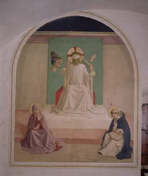 The Mocking of Christ with the Virgin and St. Dominic, 1442